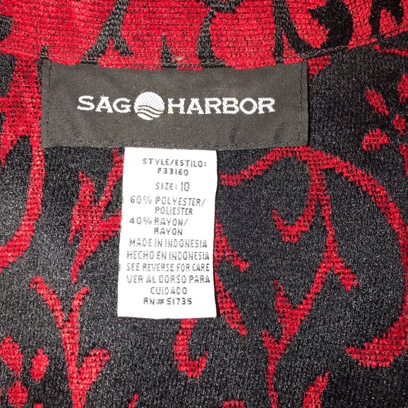 😍 Blazer Red With Black Embroidered - Picture 7 of 8